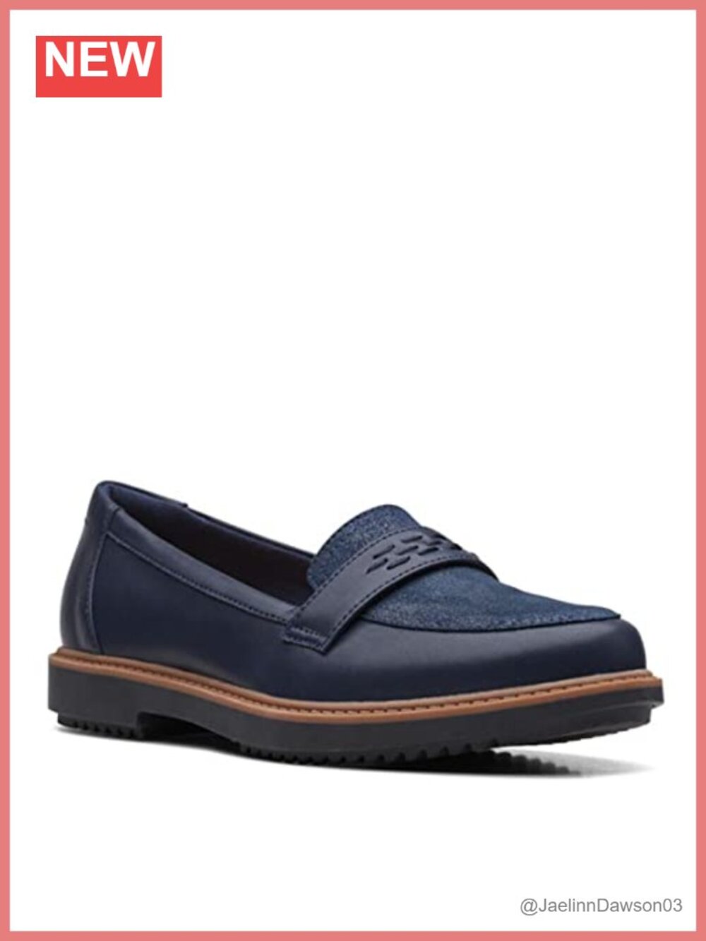 Clarks Leather Loafers Slip-Ons Women's Casual Business
